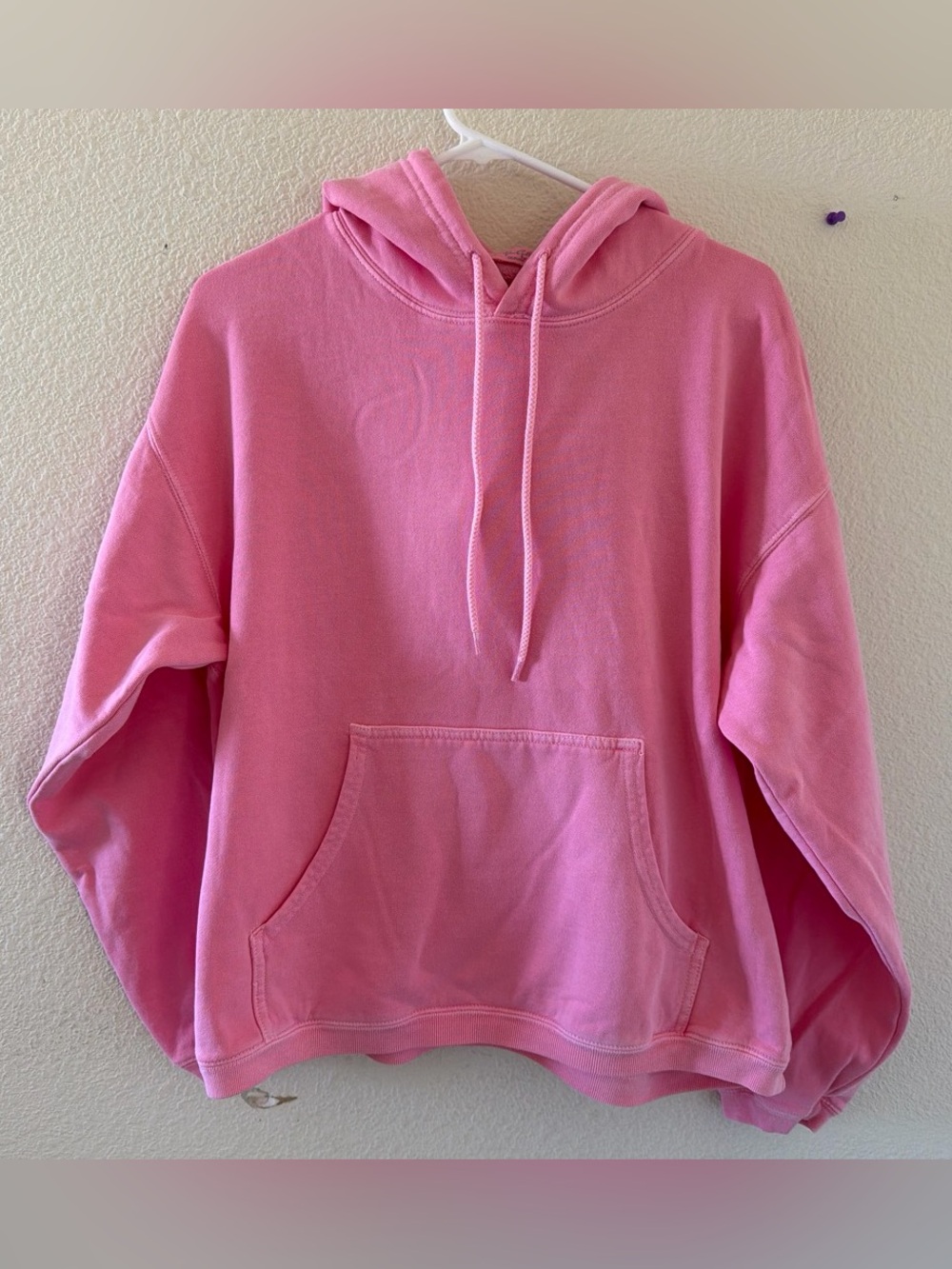 Brandy Melville bubblegum pink Christy hoodie